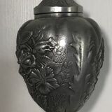 Ewer, Mauro Manetti art foundry, floral embossed decoration and bird's head handle