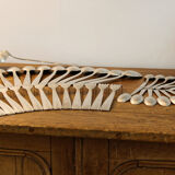 Art Deco cuttlery in silver metal