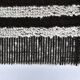 2x9 Brown White Striped Runner Rug, 69x289Cm SK 242096