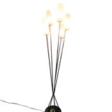 Lampadaire vintage des années 60 , 5 lumières