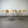 6 Mikado chairs 1800, stackable, design by Walter Leeman for Kusck&co.