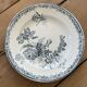 Set of 6 ironstone plates Sarreguemines Fontange