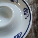 4 White Square Egg Cups