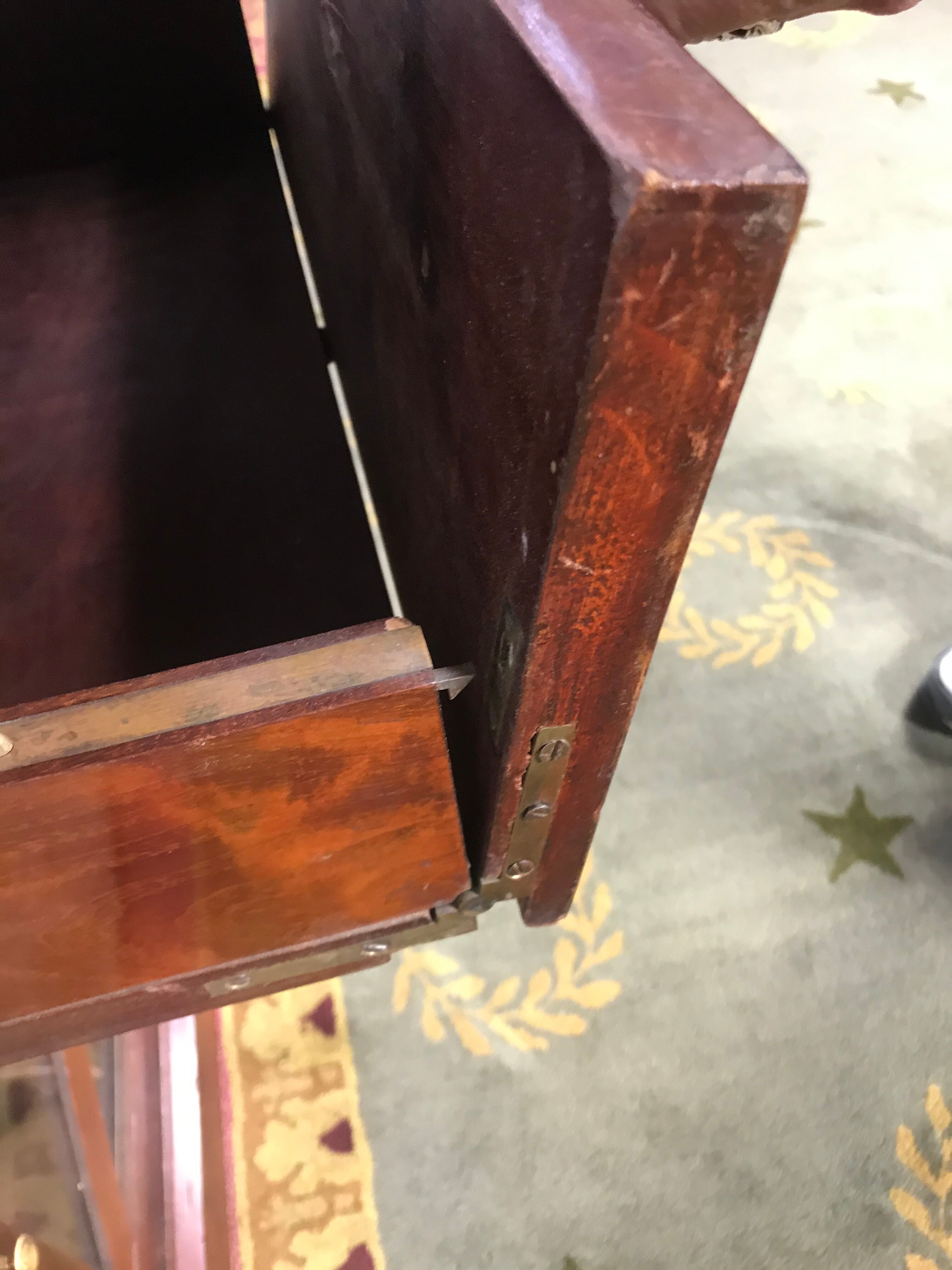 English extra bedside table