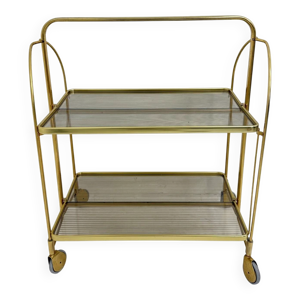 Chariot de bar pliant - verre