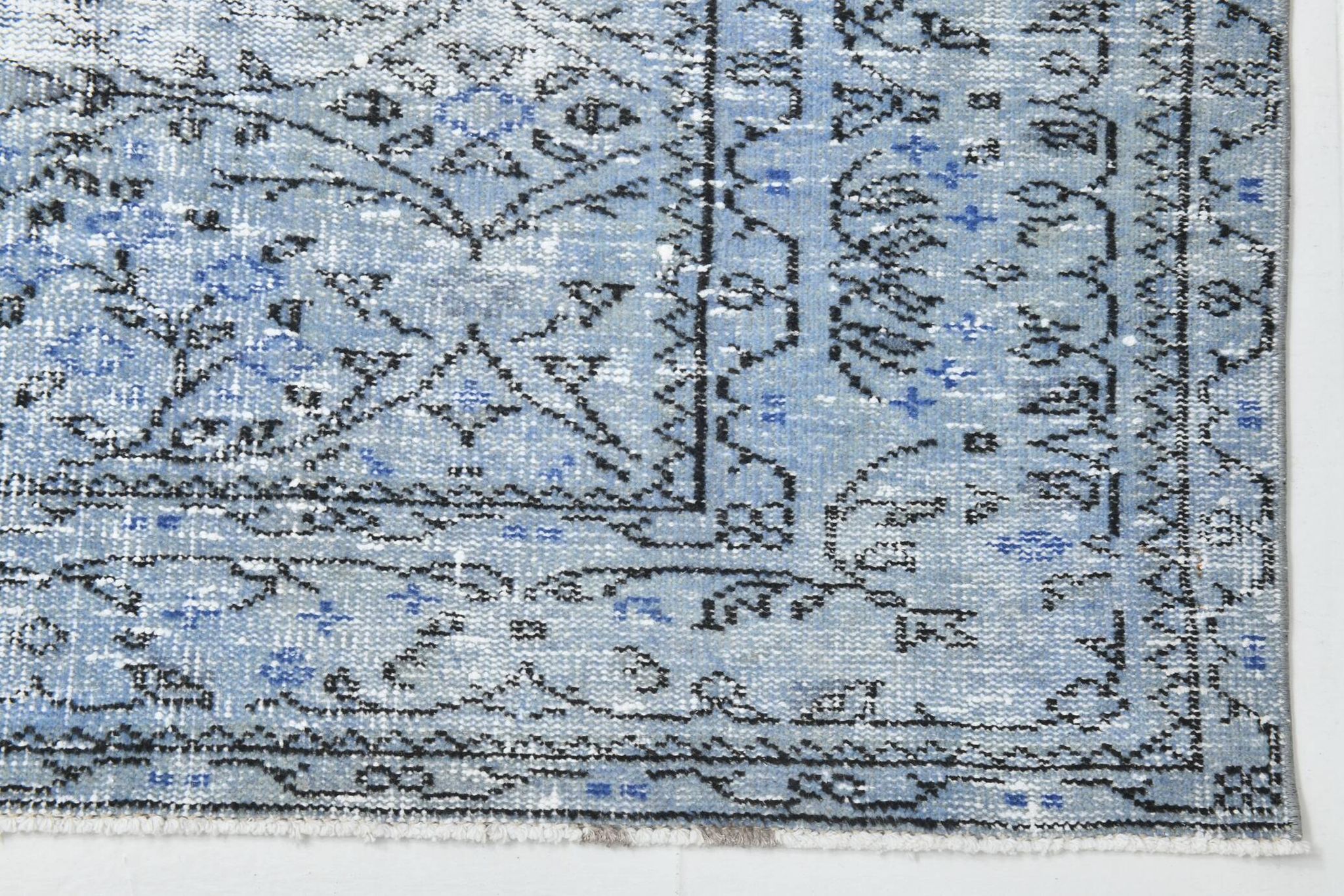 6x9 Soft Pastel Blue Turkish Vintage Rug, 189x284Cm SK 2052 FREE SHIPPING