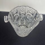 Vintage Cut Crystal Ice Bucket