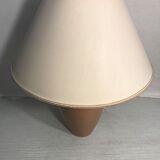 Old beige ceramic body lamp - abat-day vintage cream