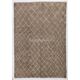 Contemporary Moroccan Rug Made of Natural Mocha Brown Wool