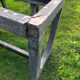 Old garden furniture in vintage stone