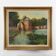 Signed 20th Century Rustic Landscape Painting the Smedepoort Bruges, Belgiu