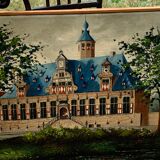 Tableau monument architecture pays bas signé par Willem Heytman vintage