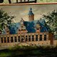 Painting monument architecture netherlands signed by Willem Heytman vintage
