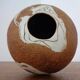 Danish Raku Studio Pottery Vase, 1960s