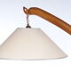 French wooden arched floor lamp from the 1940s