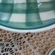 Set of antique Scottish tile dishes
