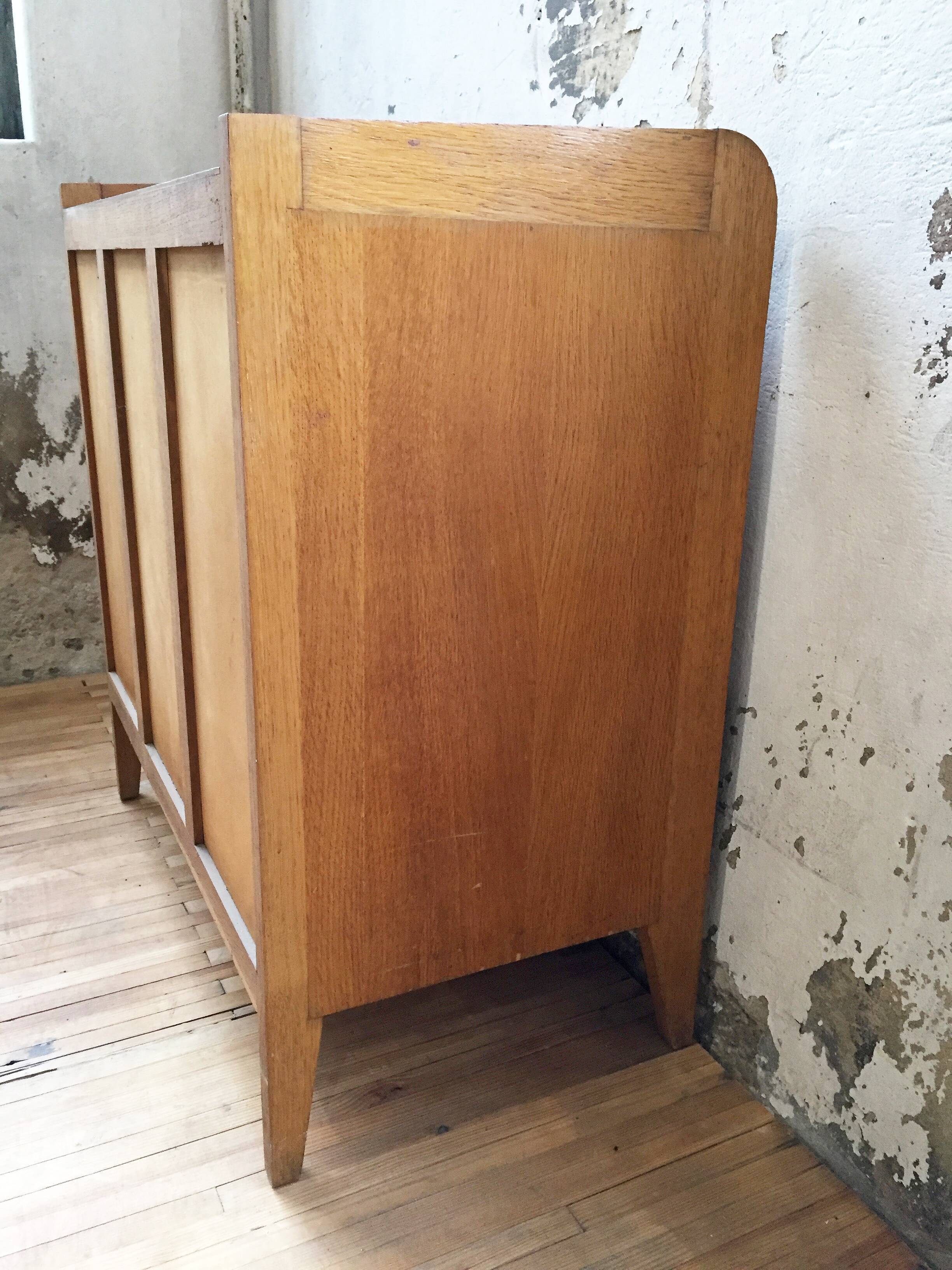 Commode vintage en rotin