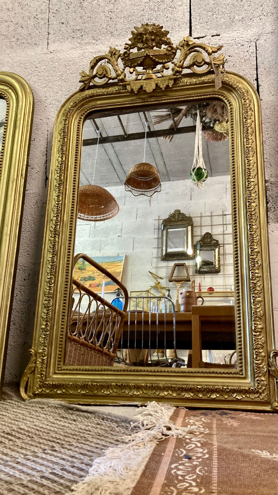 Old style mirror 112x79cm