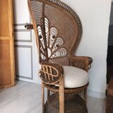 Emmanuelle peacock armchair from the 70s