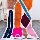 Traditional Moroccan wool rug 2.5 x 1.5 m