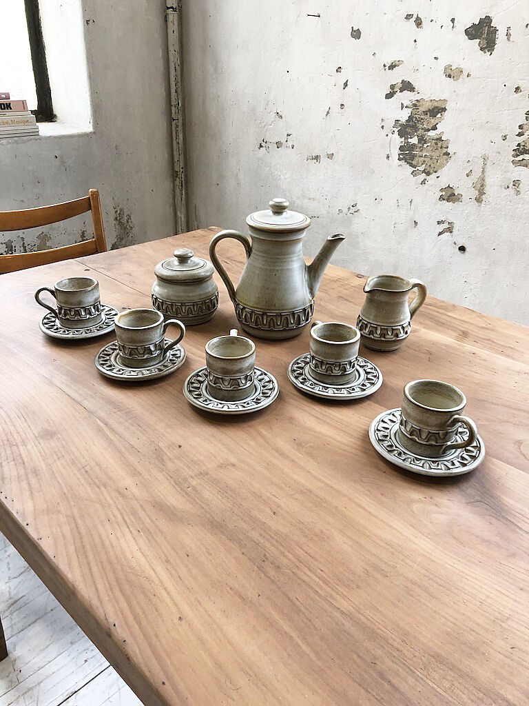 Coffee service - 6 cups Besson Vallauris