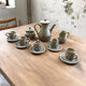 Coffee service - 6 cups Besson Vallauris