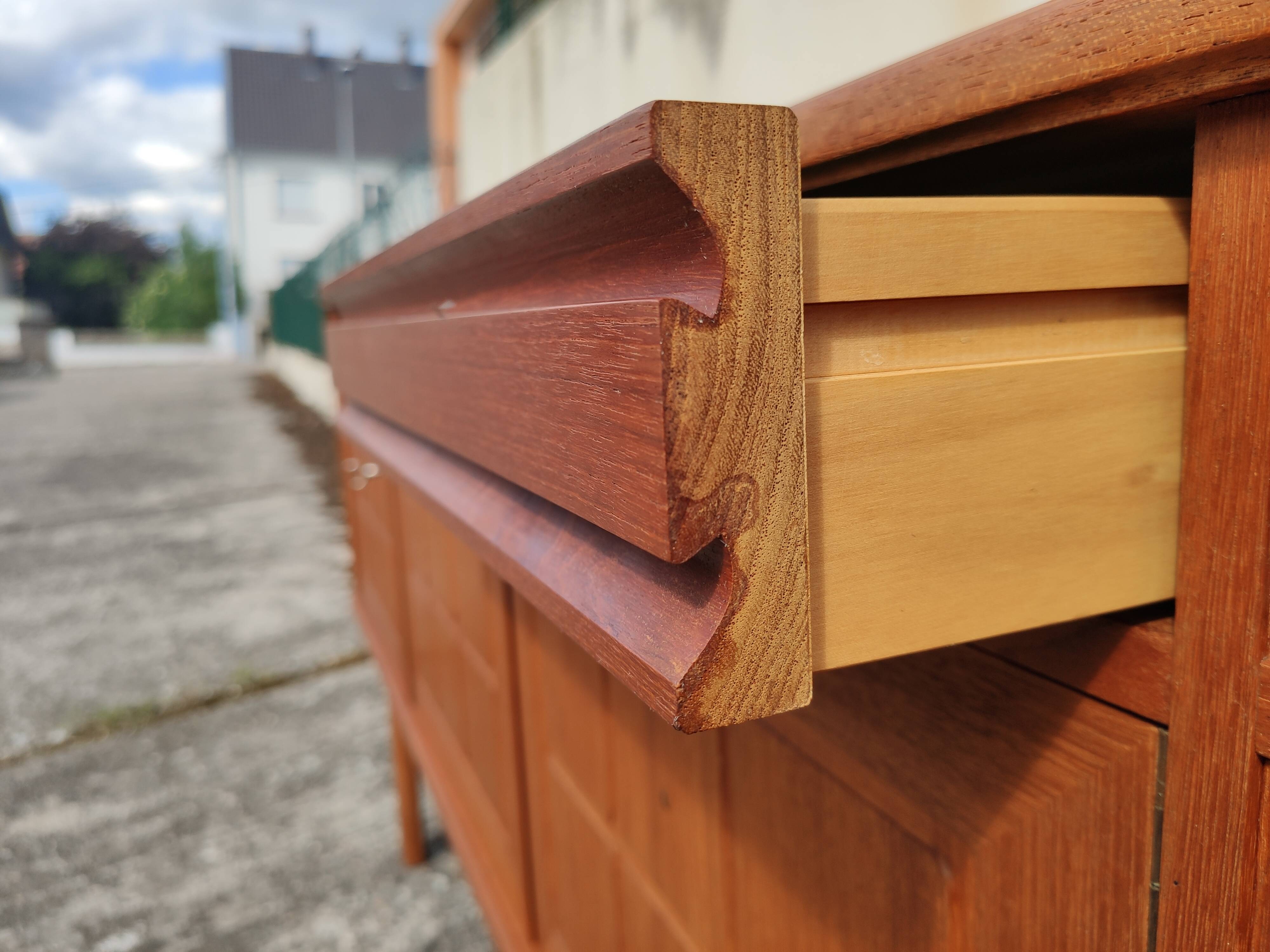 Scandinavian teak strand Nordas Bruk Norway 1960s