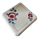 Badonviller ceramic flower trivet