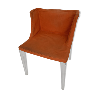 Chaise Kartell Mademoiselle Uni Orange de Philippe Starck