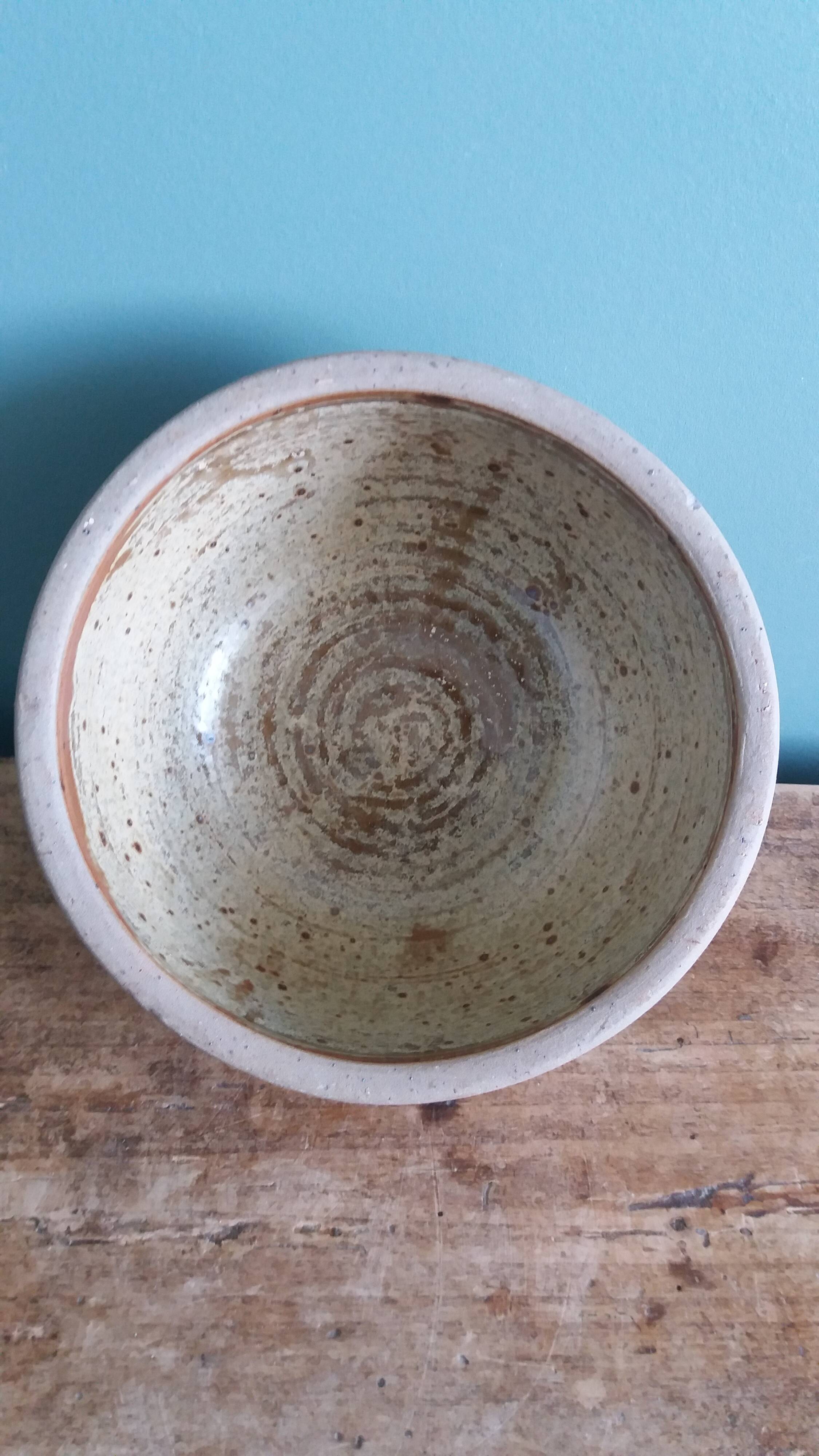 Jean-Pierre Prud’homme stoneware butter dish from Puisaye