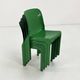 Lot de 4 chaises Selene vertes par Vico Magistretti pour Artemide, 1970