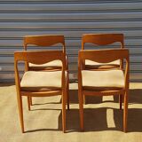 Suite of five Scandinavian chairs Roche Bobois