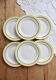 6 vintage dessert plates ceramic Céranord Saint-Amand model Nice