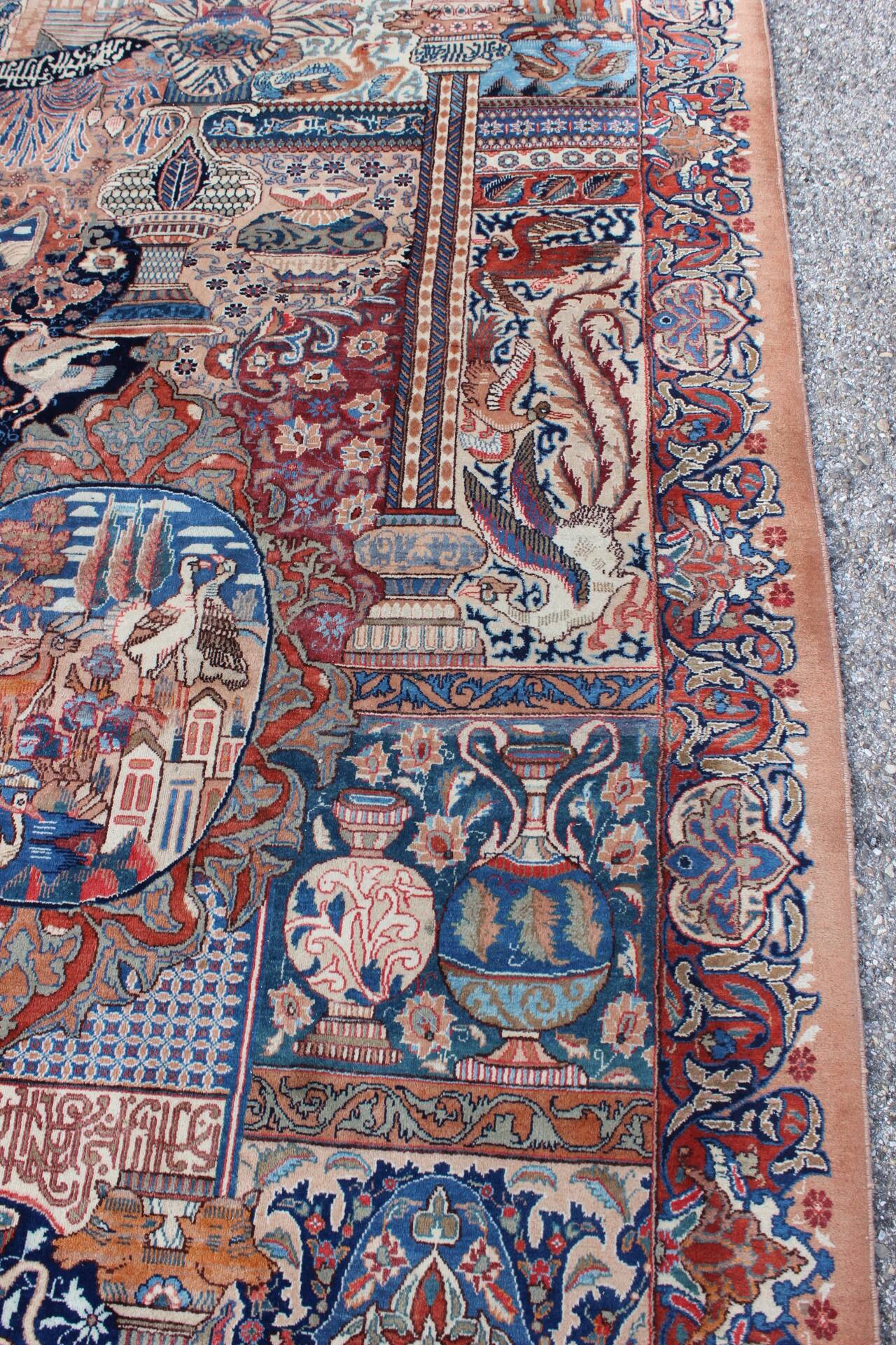 Large Kashmar wool rug, Persia circa 1950