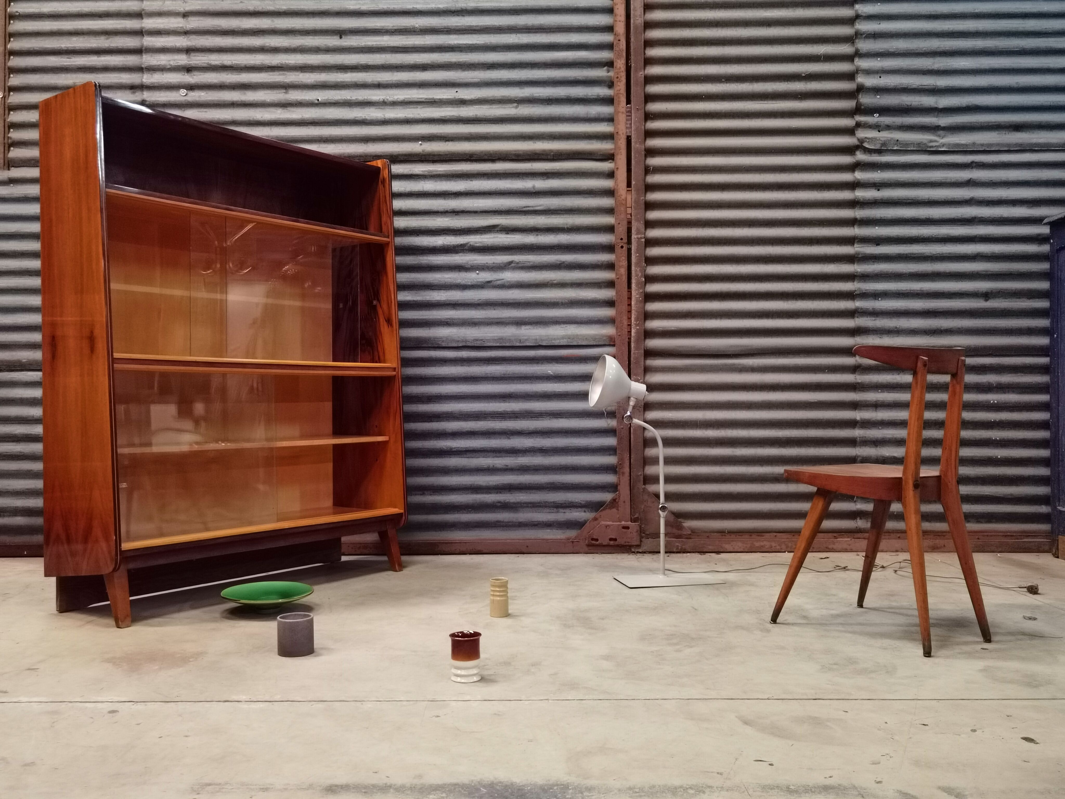 František Jirák Glass Library for Tatra Nabytok