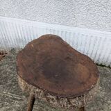 Brutalist tripod stool