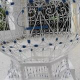 Decorative filigree birdcage Mediterranean charm