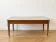 Louis XVI style coffee table in wood and marble with bronze ornaments.