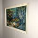 Large mid-century  still-life painting 1962