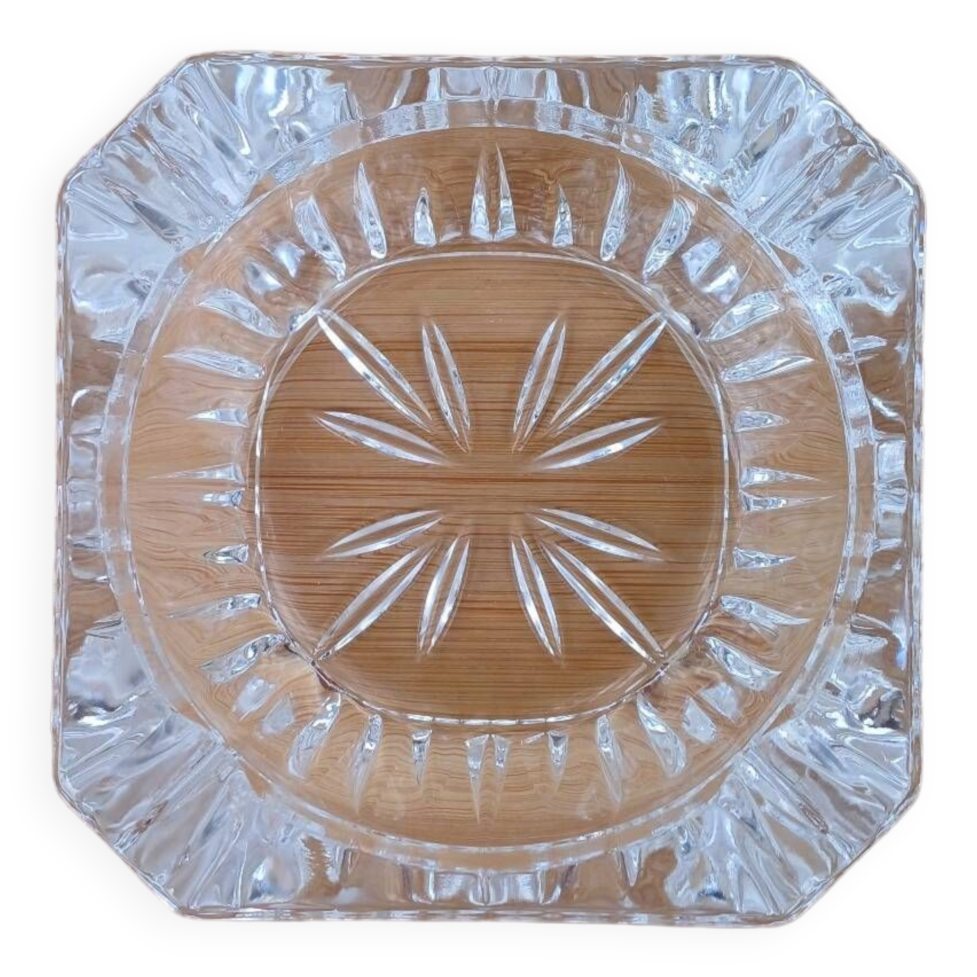 Cendrier en cristal d'Arques