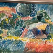 Swedish Oil on Canvas – “Östra Tollstad I” by Vivianne Larsson