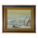 Painting “Under the Snow”, signed J.J Duboc – 1980