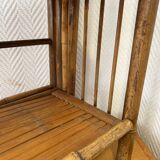 Bamboo standing shelf from the 60s