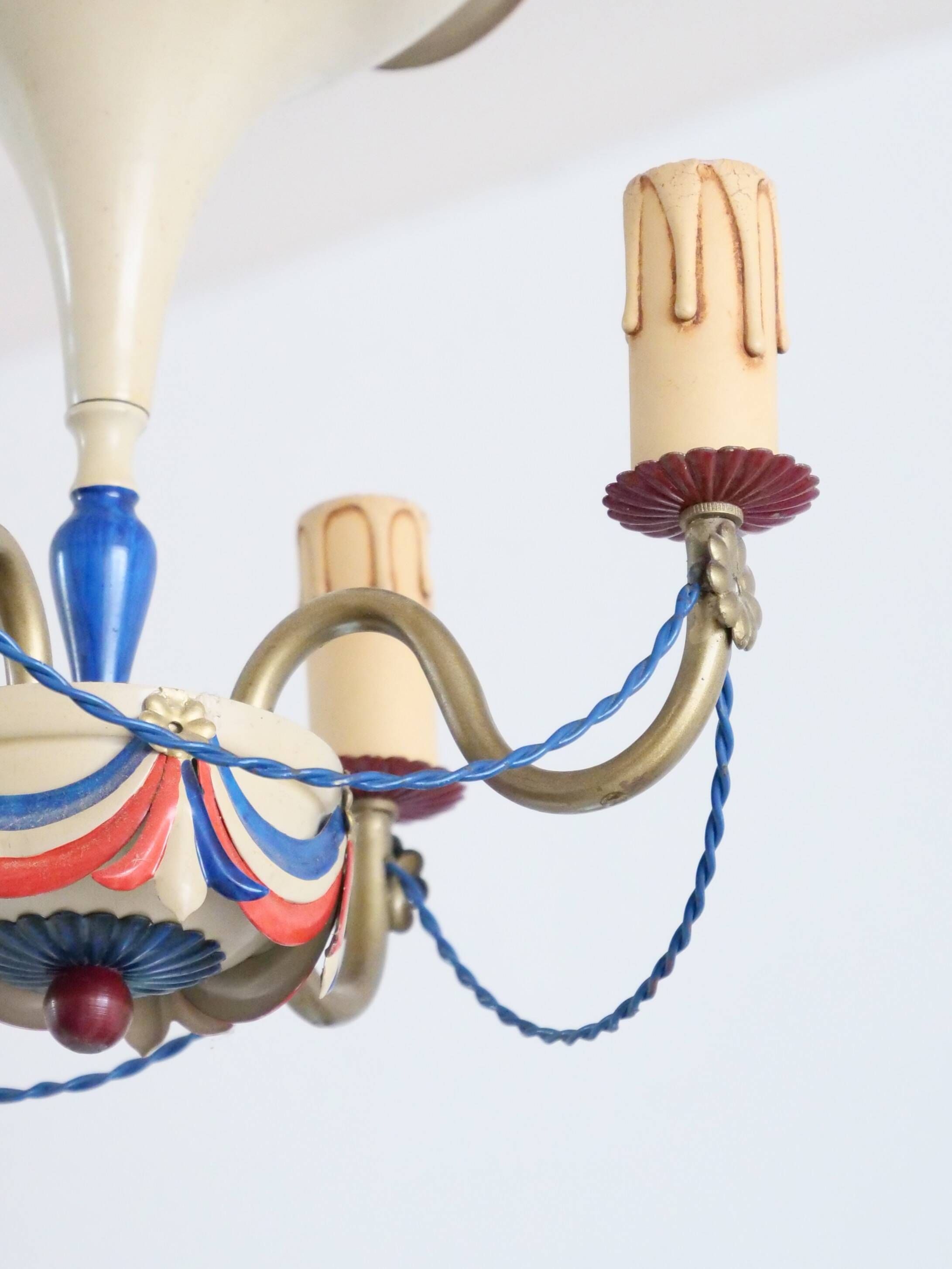 Lustre Montgolfière d'époque 50