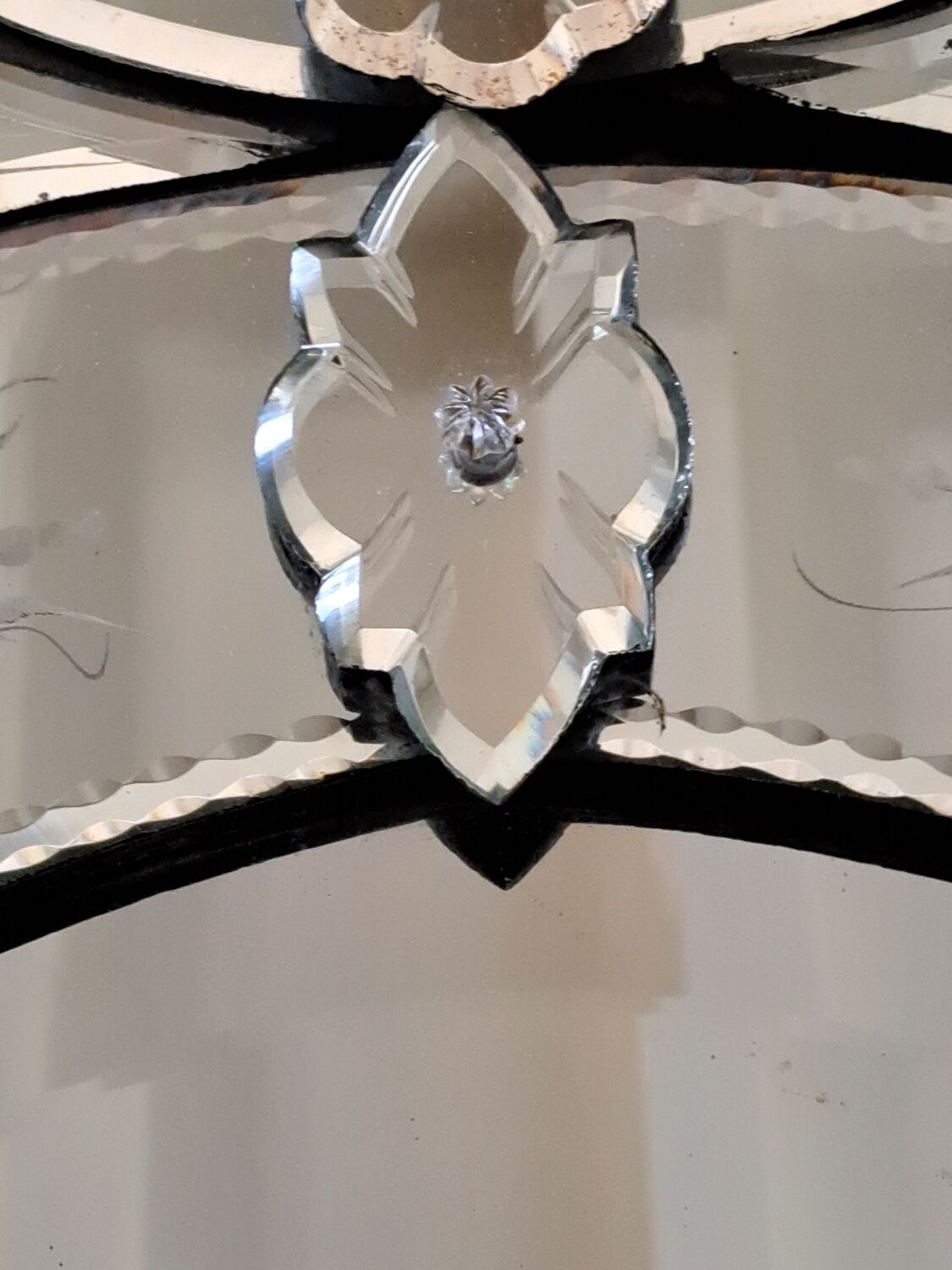 Oval Venetian mirror