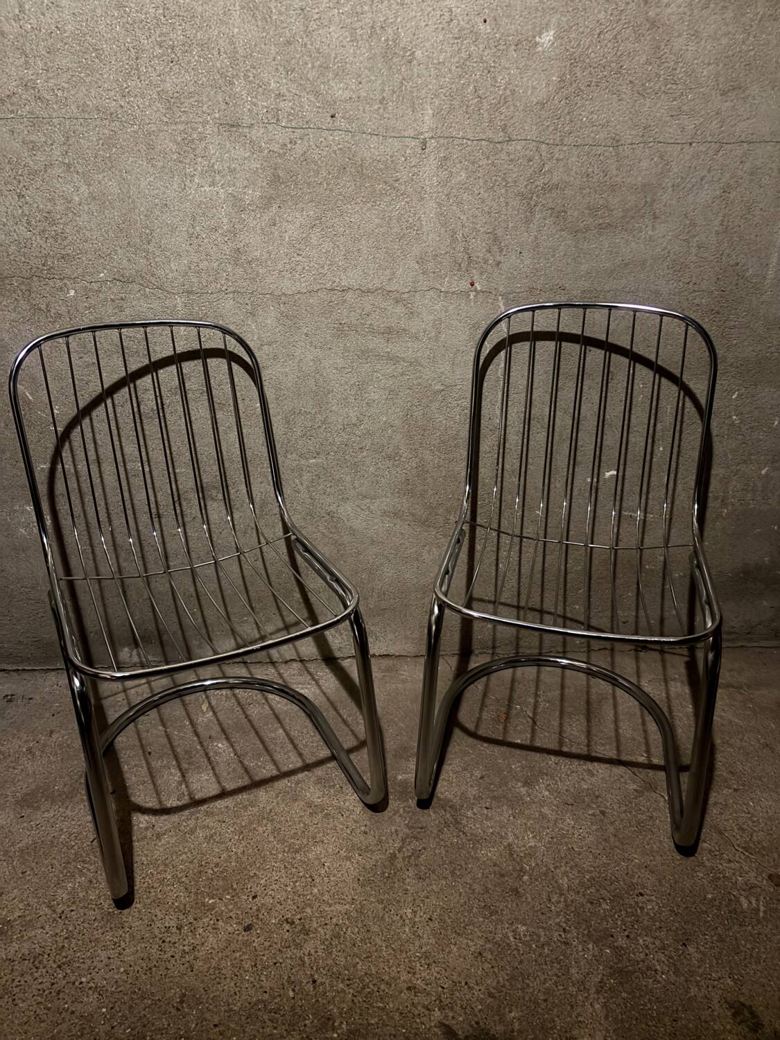 Pair of Gastone Rinaldi style chairs