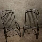 Pair of Gastone Rinaldi style chairs