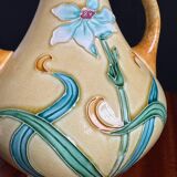Art Nouveau ceramic vase by Gustave de Bruyn