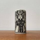 Danish Flora vase from the mid-century by Bjørn Wiinblad for Nymölle Denmark, 1960s.