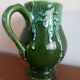 Magnificent Vintage Barbotine Jug – Relief Peach Decoration (H 18cm)